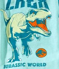 AME Little Boys Jurassic World T-REX 4-Piece Pajama Set