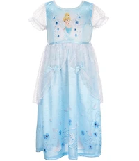AME Little Girls Short Sleeve Cinderella At The Ball Gown