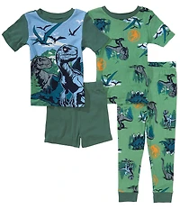 AME Little/Big Boys Jurassic World X Dino Adventure 4-Piece Pajama Set
