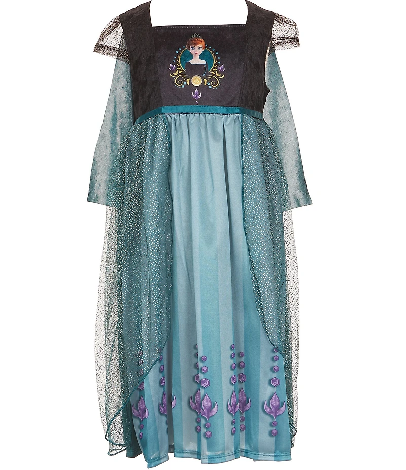 AME Little/Big Girls Short Sleeve Anna Is Royalty Fantasy Gown