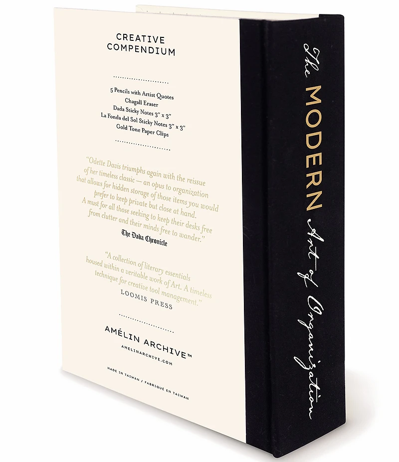 Amelin Archive The Modern Art of Organization Creative Compendium Stationary Essentials