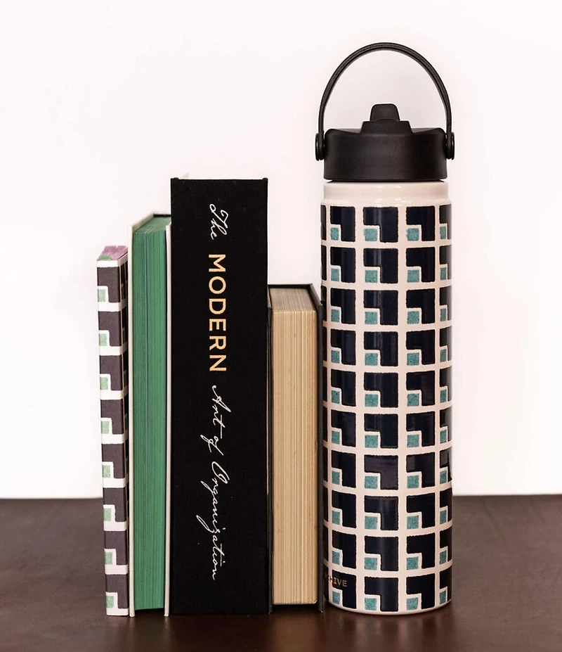 Amelin Archive Squared Stainless Steel Water Bottle