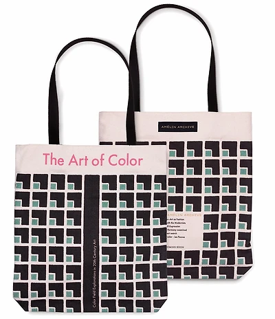 Amelin Archive The Art of Color Squared Canvas Tote Bag