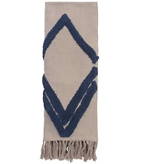 Amity Home Acadia Geometric Print Tassele Throw Blanket
