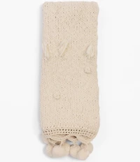 Amity Home Anya Ivory Knit Throw