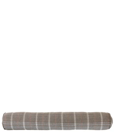 Amity Home Barber Plaid Accent Tube Decorative Pillow