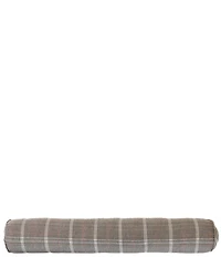 Amity Home Barber Plaid Accent Tube Decorative Pillow