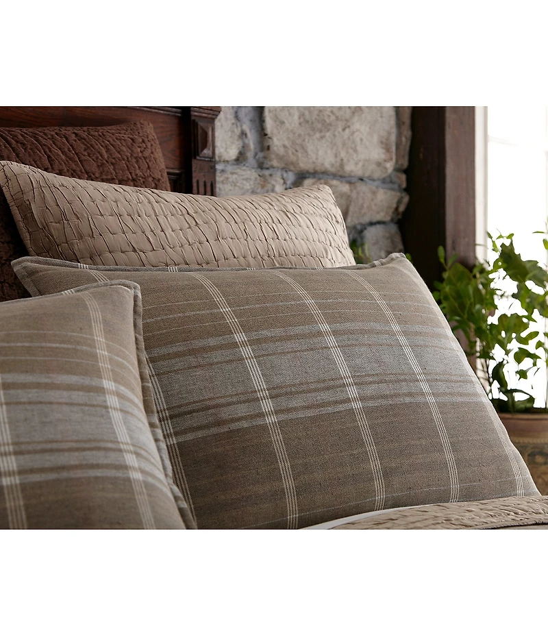 Amity Home Barber Plaid Dutch Euro Pillow