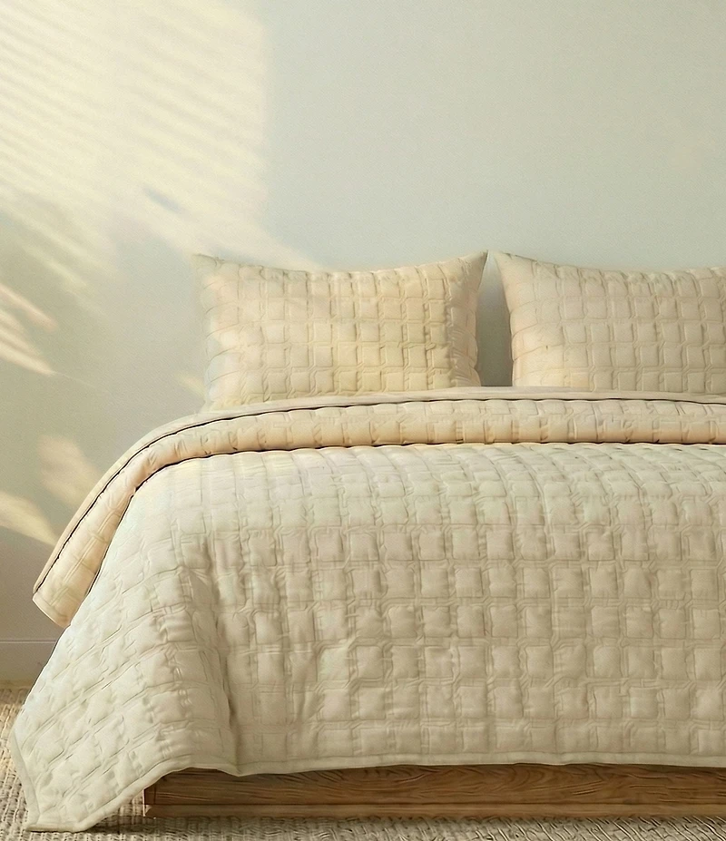 Amity Home Claudia Blocked Cotton Euro Sham