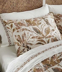 Amity Home Frida Distressed Botanical Print Euro Sham