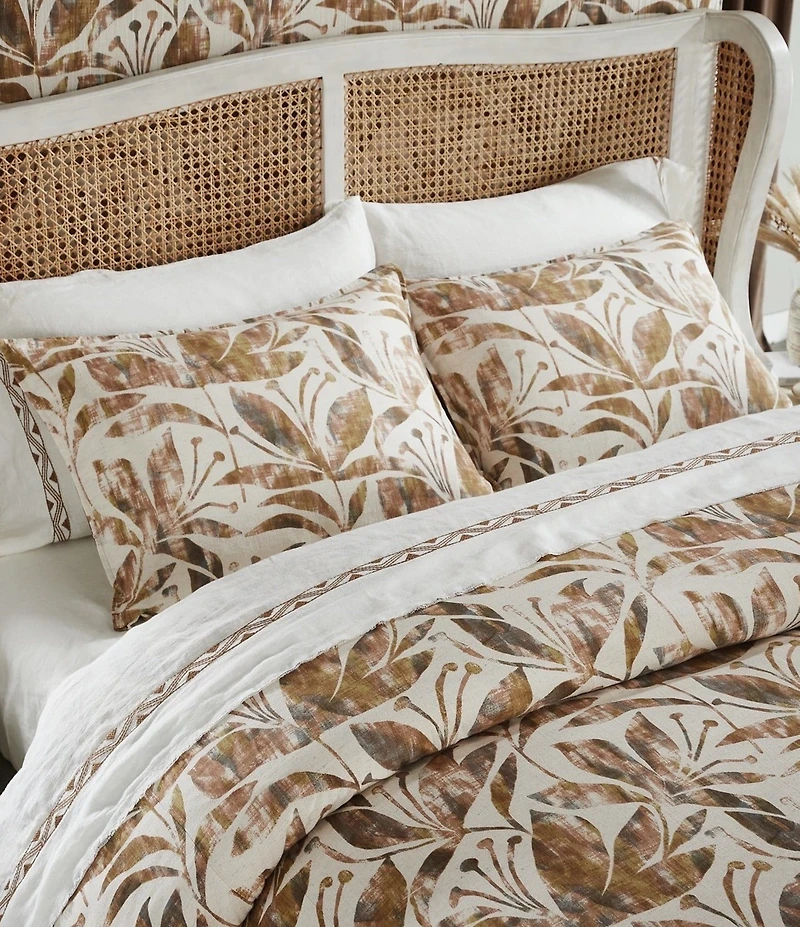 Amity Home Frida Distressed Botanical Print Sham