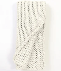 Amity Home Gage Cable Knit Throw Blanket