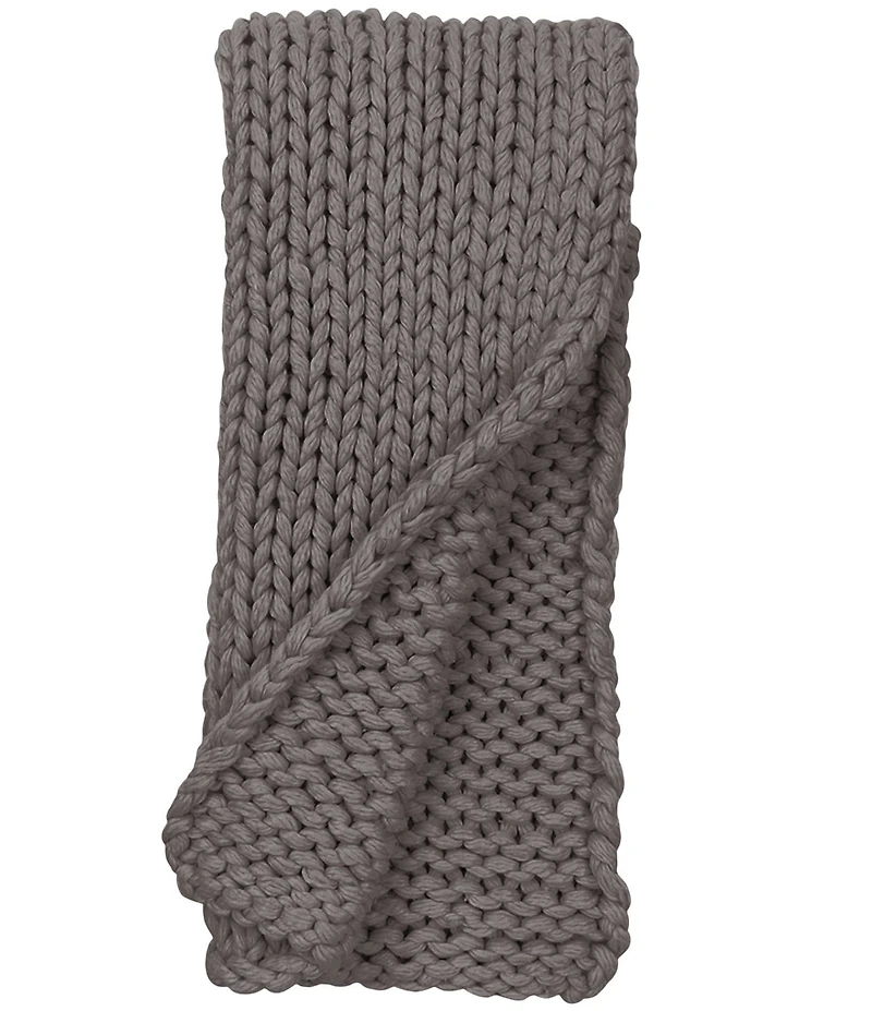 Amity Home Gage Cable Knit Throw Blanket