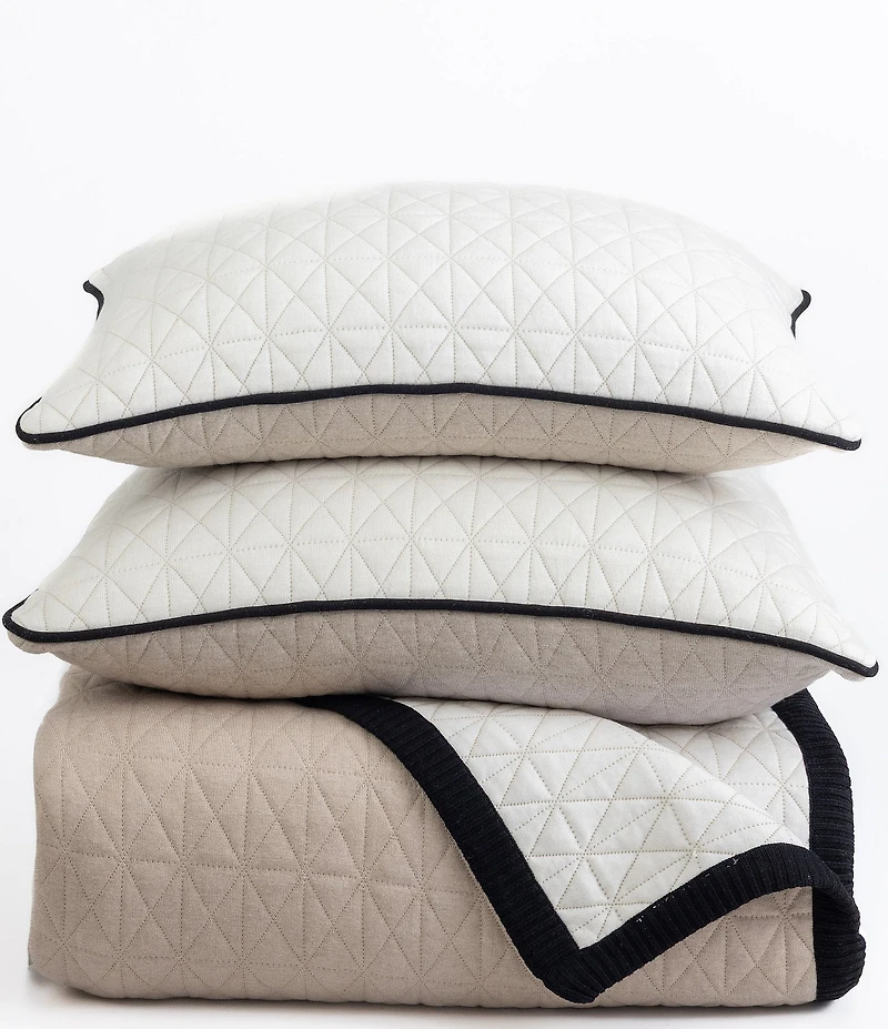 Amity Home Kirk Knitted Reversible Euro Sham