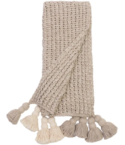 Amity Home Lawrence Natural Throw Blanket