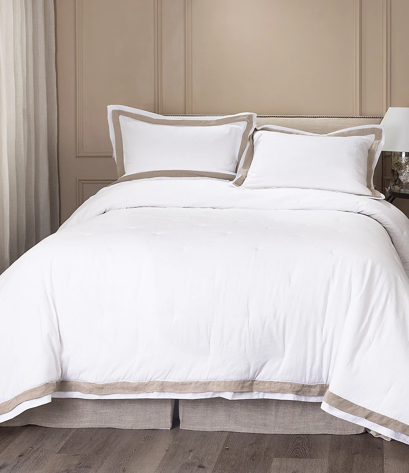 Amity Home Orfeo Linen Comforter Mini Set