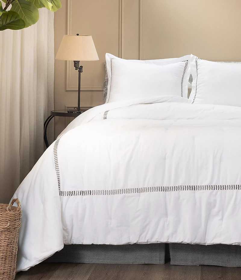 Amity Home Savona Embroidered Comforter Mini Set