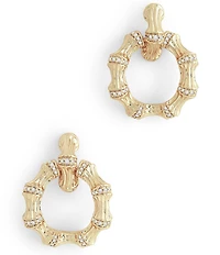 Anabel Aram Bamboo 18K Double Hoop Earrings