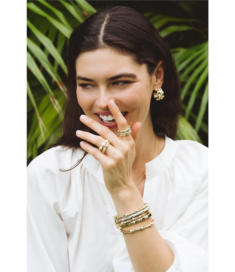 Anabel Aram Bamboo 18K Single Band Ring