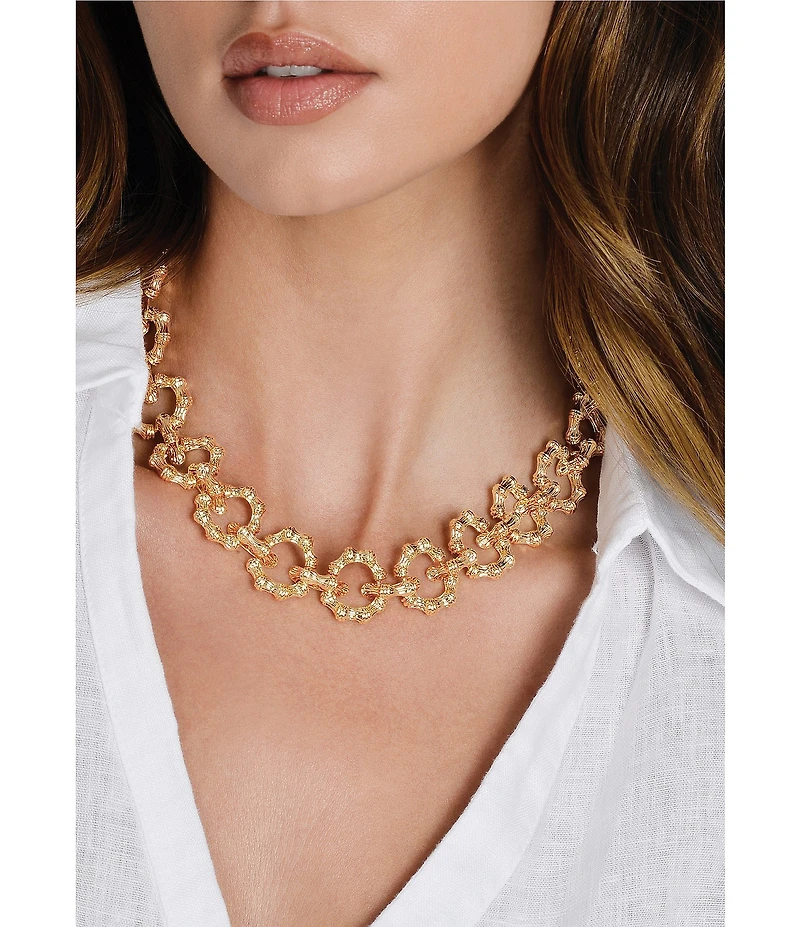 Anabel Aram Bamboo Chain Necklace
