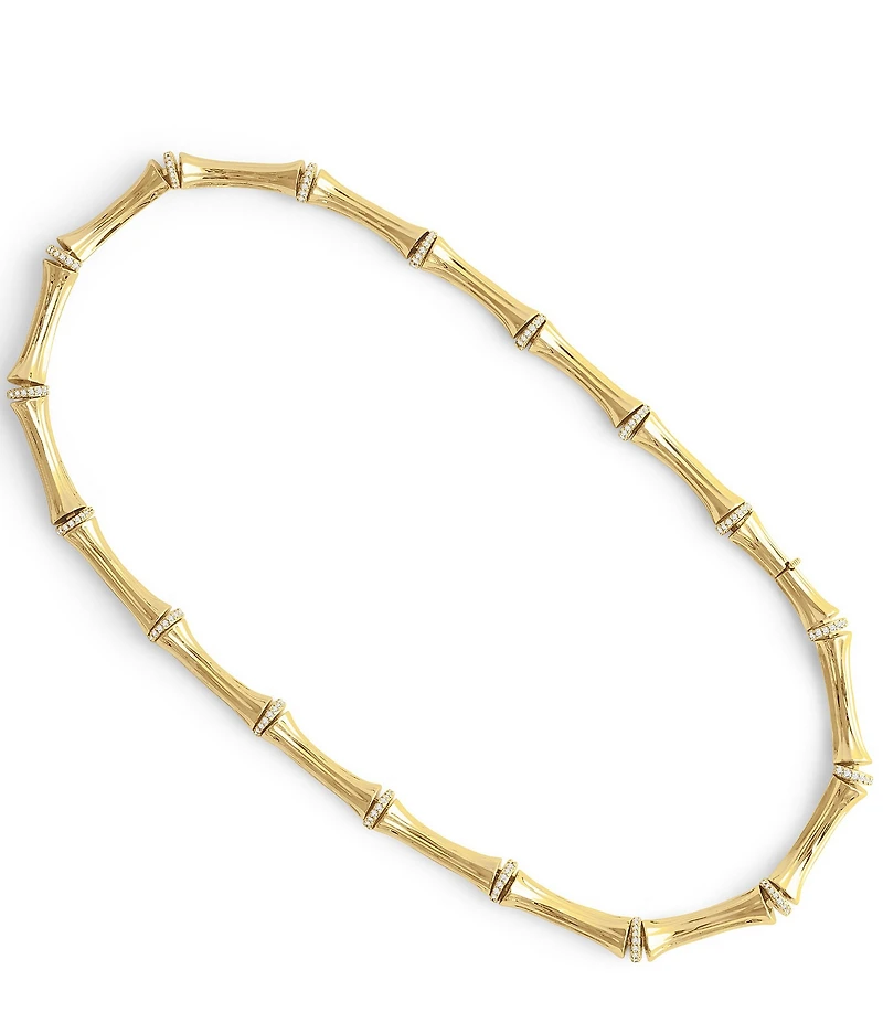 Anabel Aram Bamboo Collar Necklace