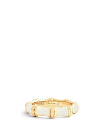 Anabel Aram Bamboo Enameled Band Ring
