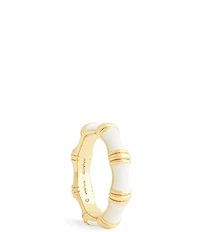 Anabel Aram Bamboo Enameled Band Ring