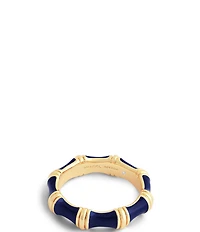 Anabel Aram Bamboo Enameled Band Ring