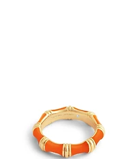 Anabel Aram Bamboo Enameled Band Ring