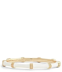 Anabel Aram Bamboo Enameled Hinge Bangle Bracelet