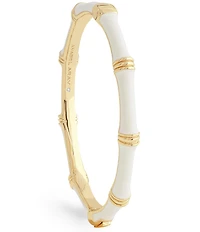 Anabel Aram Bamboo Enameled Hinge Bangle Bracelet