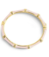 Anabel Aram Bamboo Enameled Hinge Bangle Bracelet