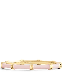 Anabel Aram Bamboo Enameled Hinge Bangle Bracelet