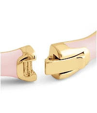 Anabel Aram Bamboo Enameled Hinge Bangle Bracelet