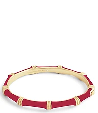 Anabel Aram Bamboo Enameled Hinge Bangle Bracelet