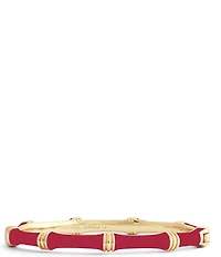 Anabel Aram Bamboo Enameled Hinge Bangle Bracelet