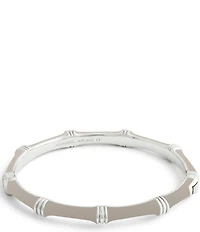 Anabel Aram Bamboo Enameled Hinge Bangle Bracelet