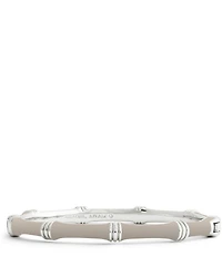 Anabel Aram Bamboo Enameled Hinge Bangle Bracelet