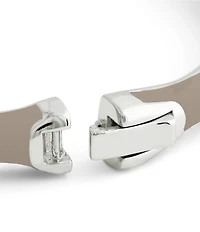 Anabel Aram Bamboo Enameled Hinge Bangle Bracelet