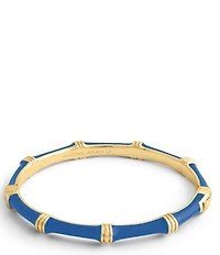 Anabel Aram Bamboo Enameled Hinge Bangle Bracelet