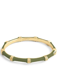 Anabel Aram Bamboo Enameled Hinge Bangle Bracelet