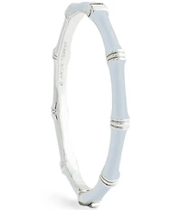 Anabel Aram Bamboo Enameled Hinge Bangle Bracelet