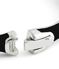 Anabel Aram Bamboo Enameled Hinge Bangle Bracelet