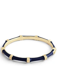 Anabel Aram Bamboo Enameled Hinge Bangle Bracelet
