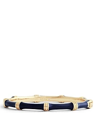 Anabel Aram Bamboo Enameled Hinge Bangle Bracelet