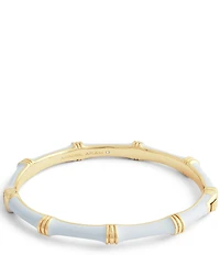 Anabel Aram Bamboo Enameled Hinge Bangle Bracelet