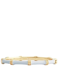 Anabel Aram Bamboo Enameled Hinge Bangle Bracelet