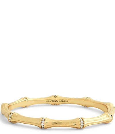 Anabel Aram Bamboo Hinged Bangle Bracelet