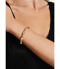 Anabel Aram Bamboo Hinged Bangle Bracelet