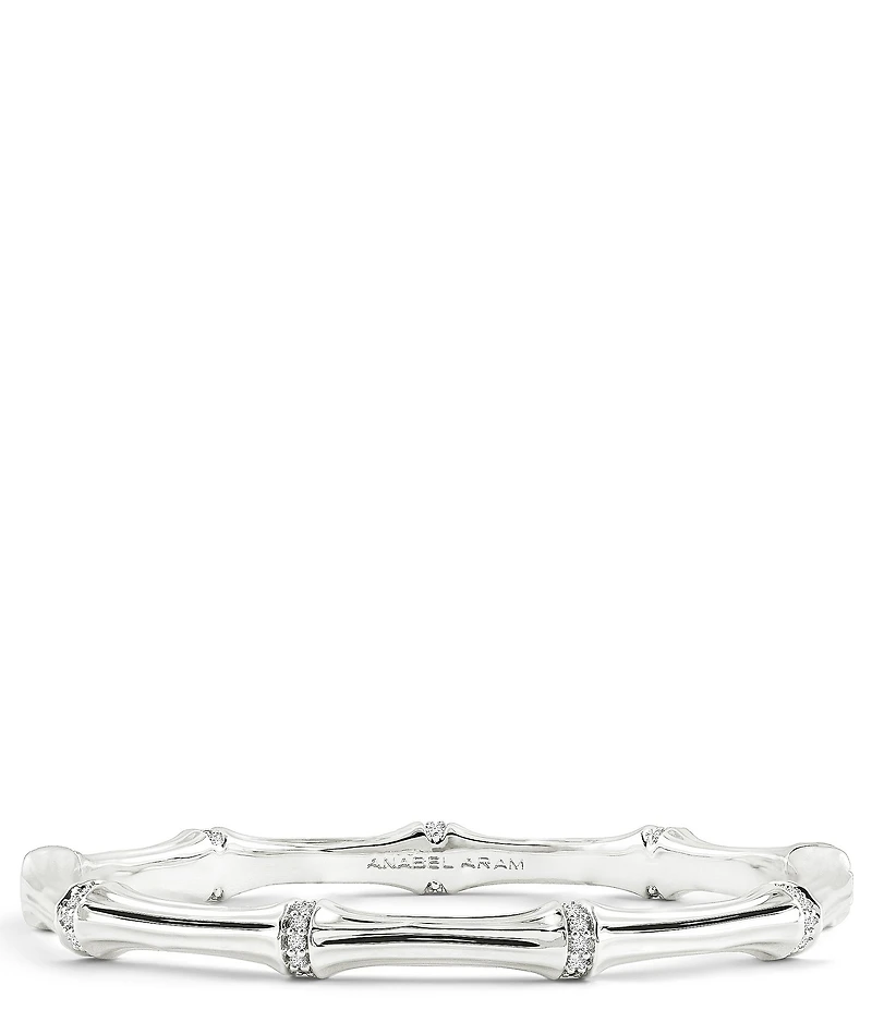 Anabel Aram Bamboo Hinged Bangle Bracelet